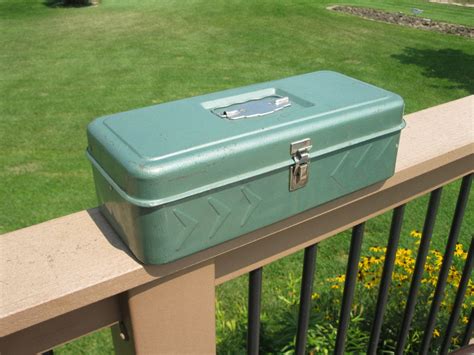 8 x 18 x 10h metal tackle box|Amazon.com: Metal Tack Box.